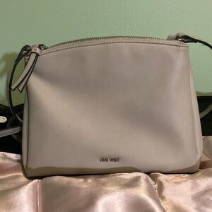 Nine West Chic Cream/Tan Crossbody Bag